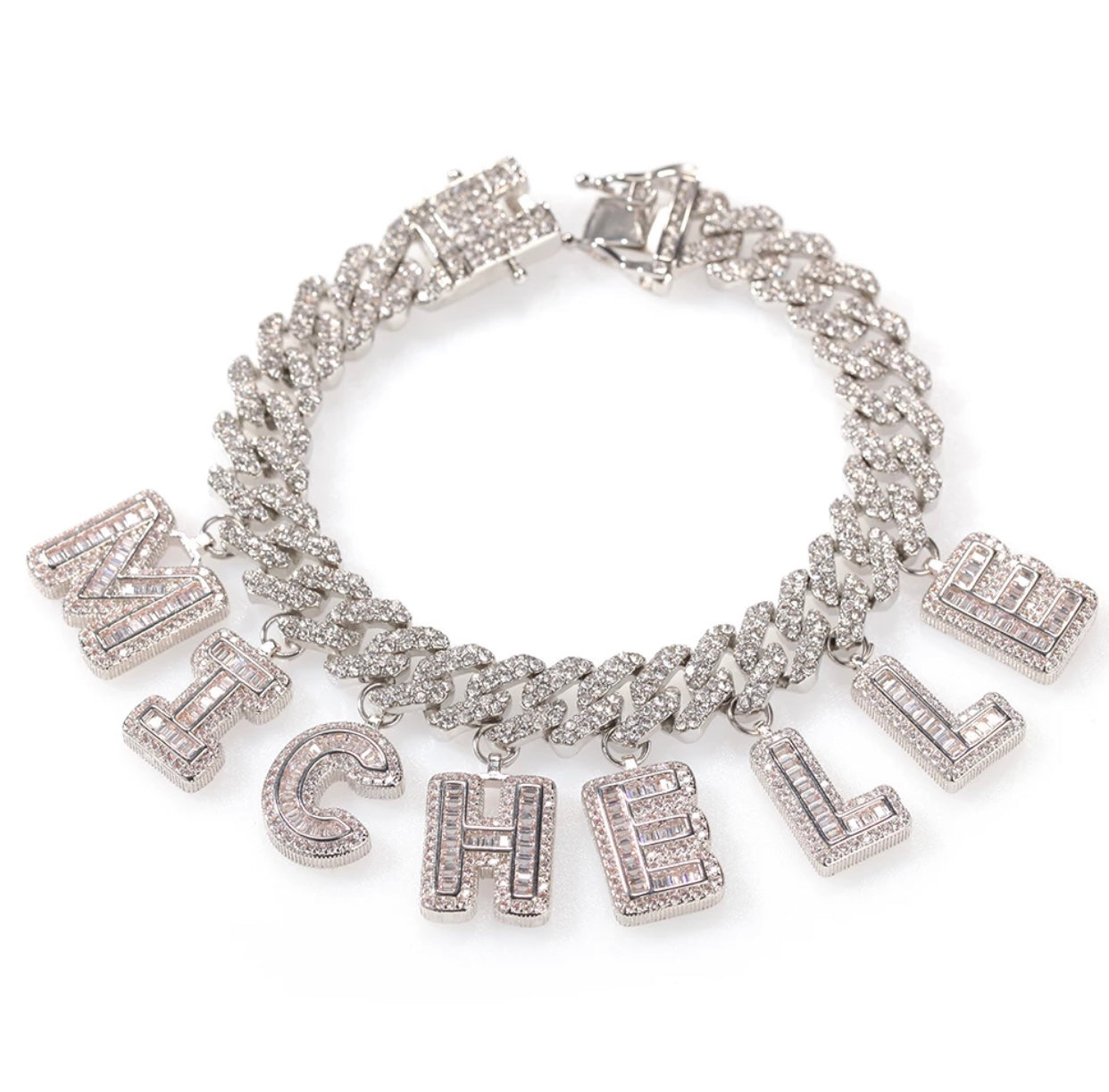 Bling Bling Anklet/Bracelet (Silver) CUSTOM ORDER