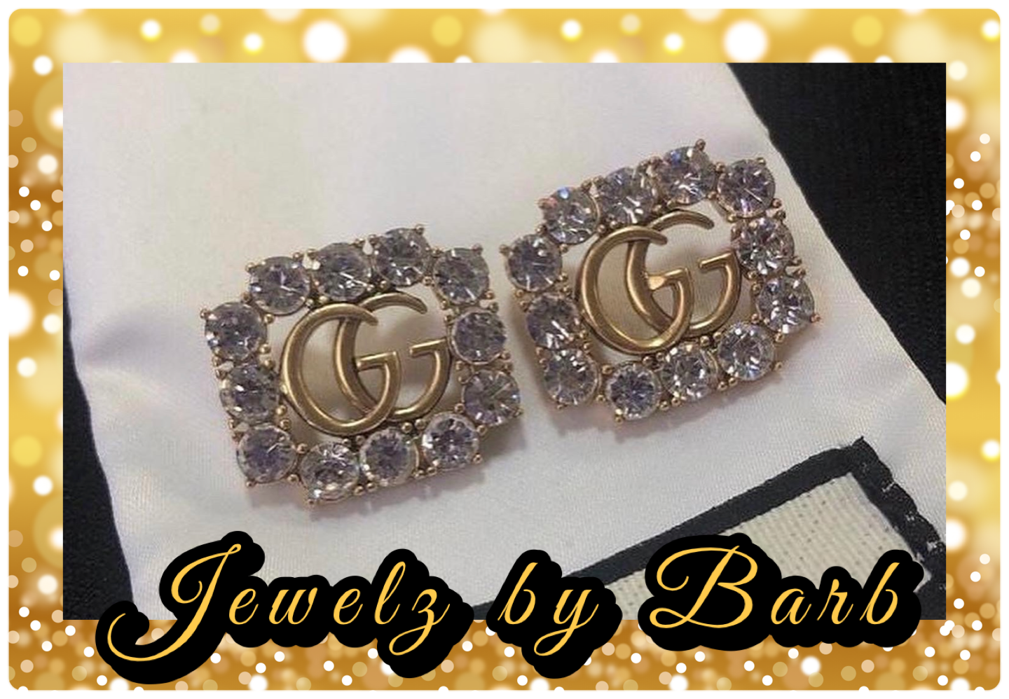 LUX COLLECTION GOLD DIAMOND EARRINGS