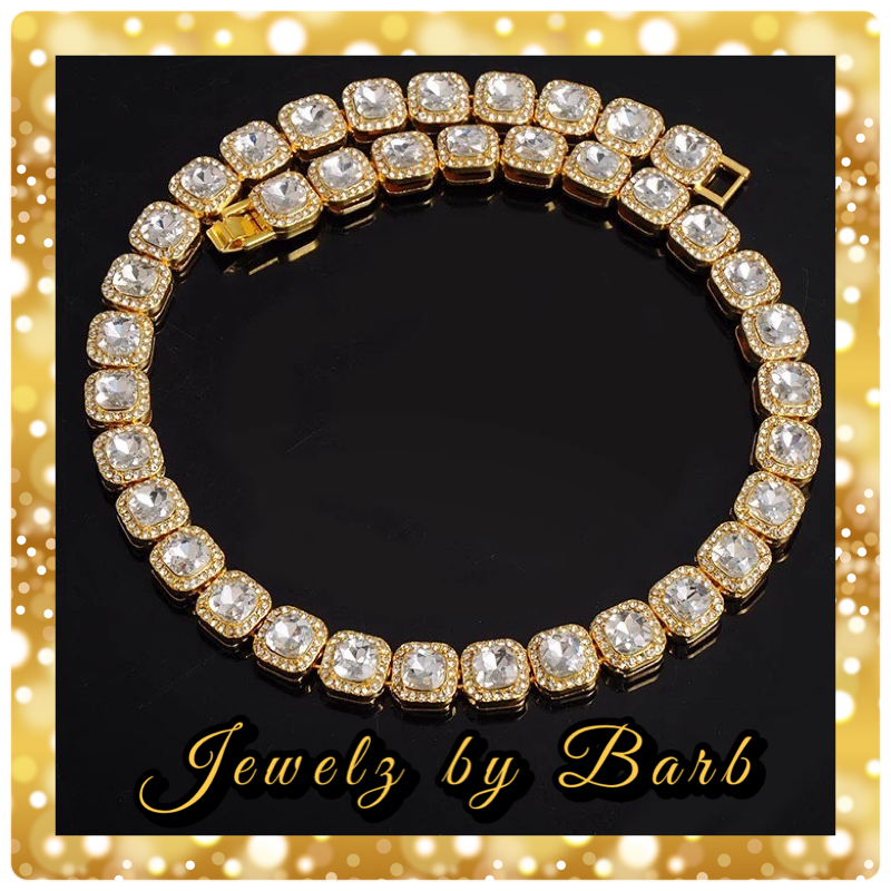 ICED OUT NECKLACE (Gold)