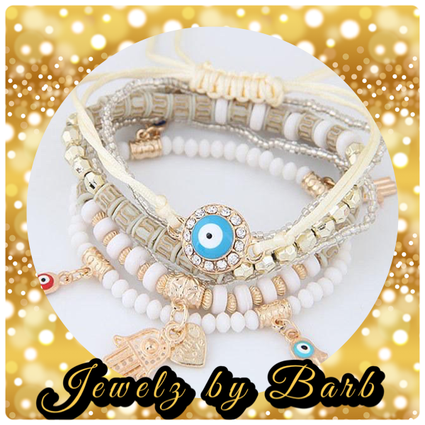 Bohemian Evil Eye (White)