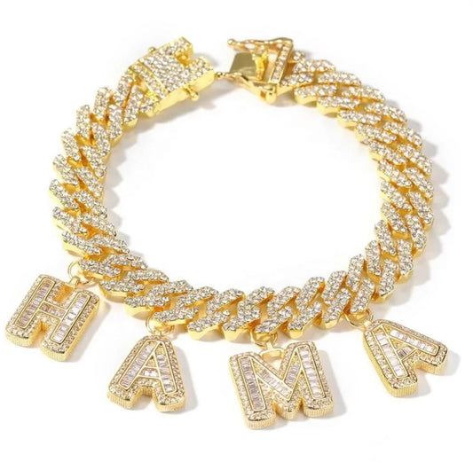 Bling Bling Anklet/Bracelet (Gold) CUSTOM ORDER