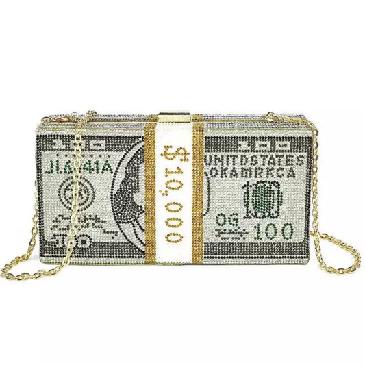 Blinged Out Money Bag