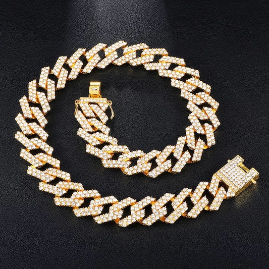 Ice Me Out Cuban Link Choker (Gold)