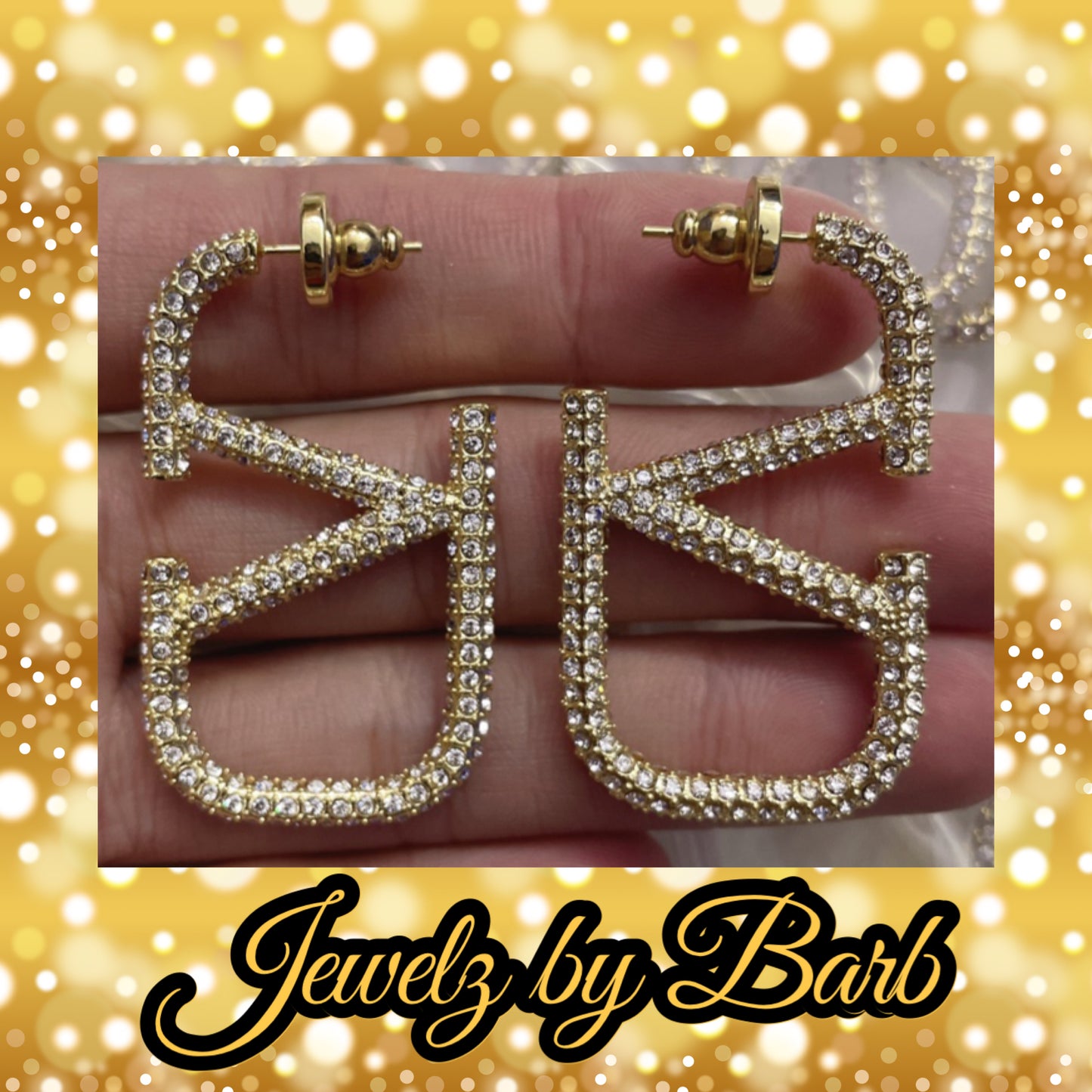 LUX COLLECTION EARRINGS GOLD & DIAMOND EARRINGS
